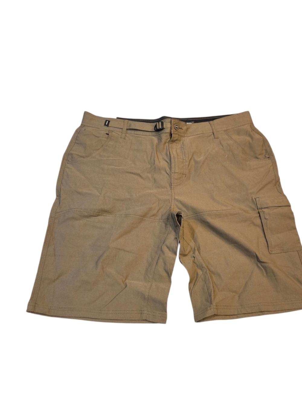 prAna Men's Stretch Cargo Shorts Flat Front Regular Fit Outdoor 40" W 12" L